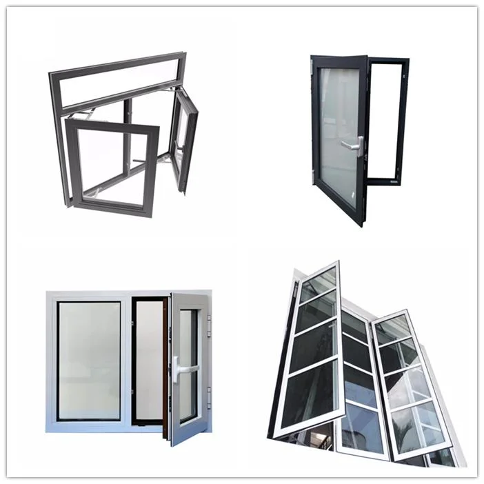 CE As2047 Standard Steel Glass Doors Windows Handle Lock Others UPVC Frame Casement Window for Home