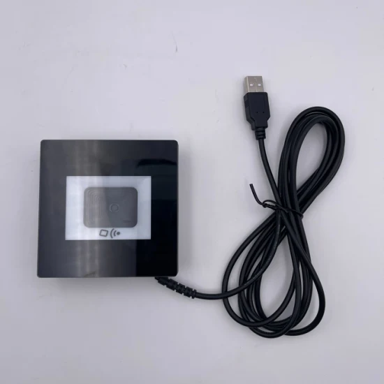 13.56MHz 屋外 1D 2D Qr コード バーコード スキャナー (NFC カードおよびキオスク デバイス用フレーム付き)
